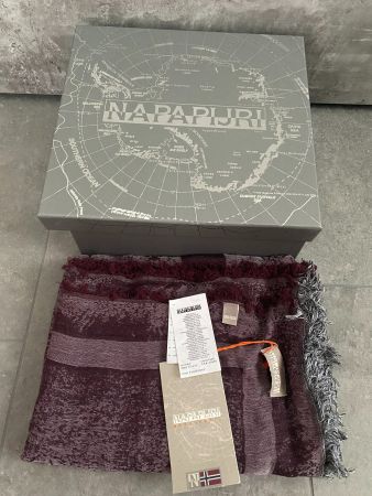 Napapijri Schal,hell-/dunkelbordeaux,Originalverpackt
