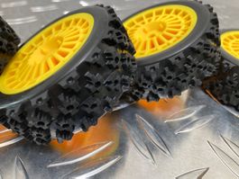 Kompletträder RC Modell 1:10 «RA Cup» gelb 26mm NEU!