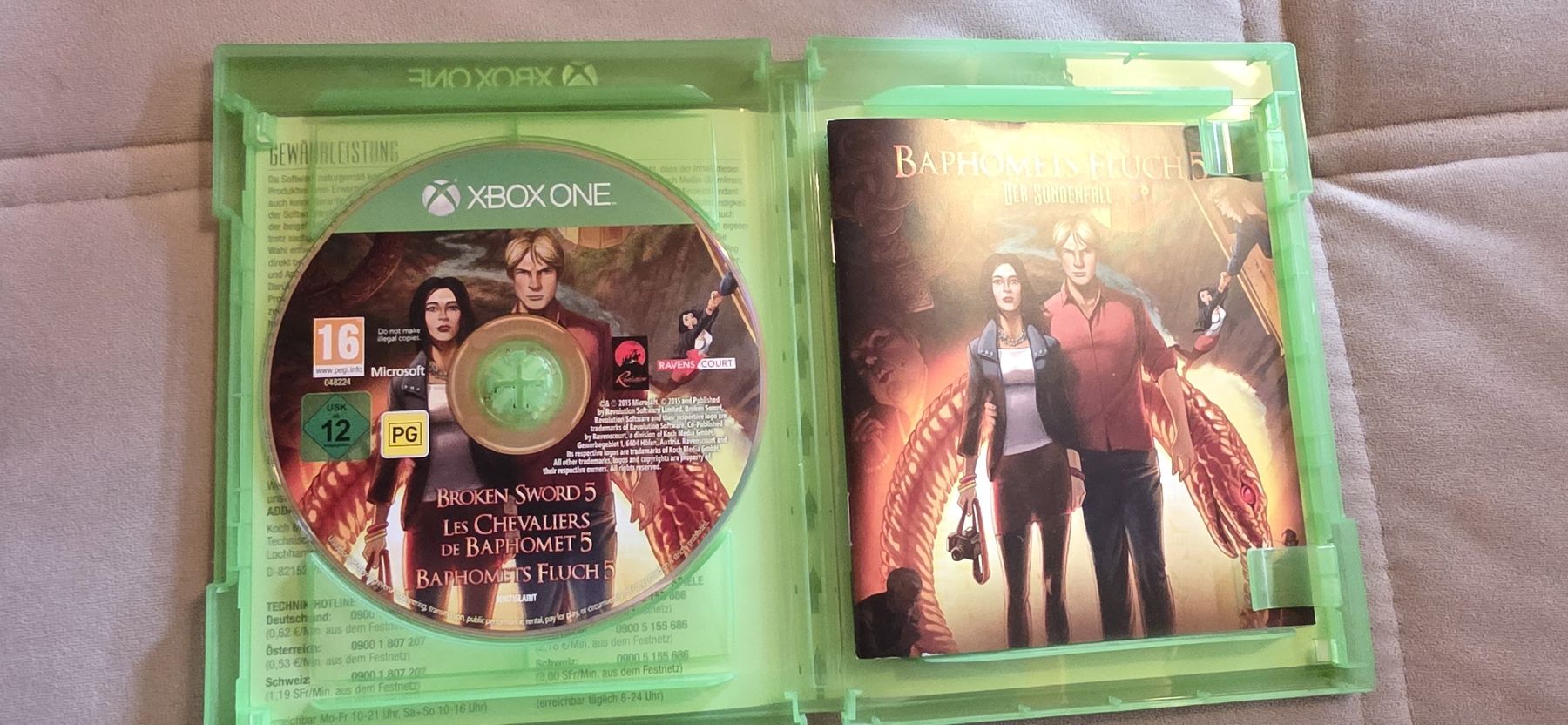 Spiele: Baphomets Fluch 5 - Der Sündenfall - Xbox One - – Gebraucht aus Obermumpf von chr_675z 1