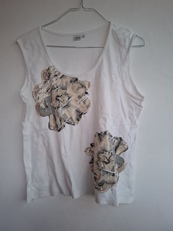 Giada Shirt Top Sommer Gr. XL Ärmellos Blumen
