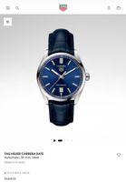 TAG HEUER CARRERA DATE Automatic 39mm Steel Blue Dial
