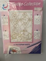 4 Passepartouts reine Seide 15x21 cm