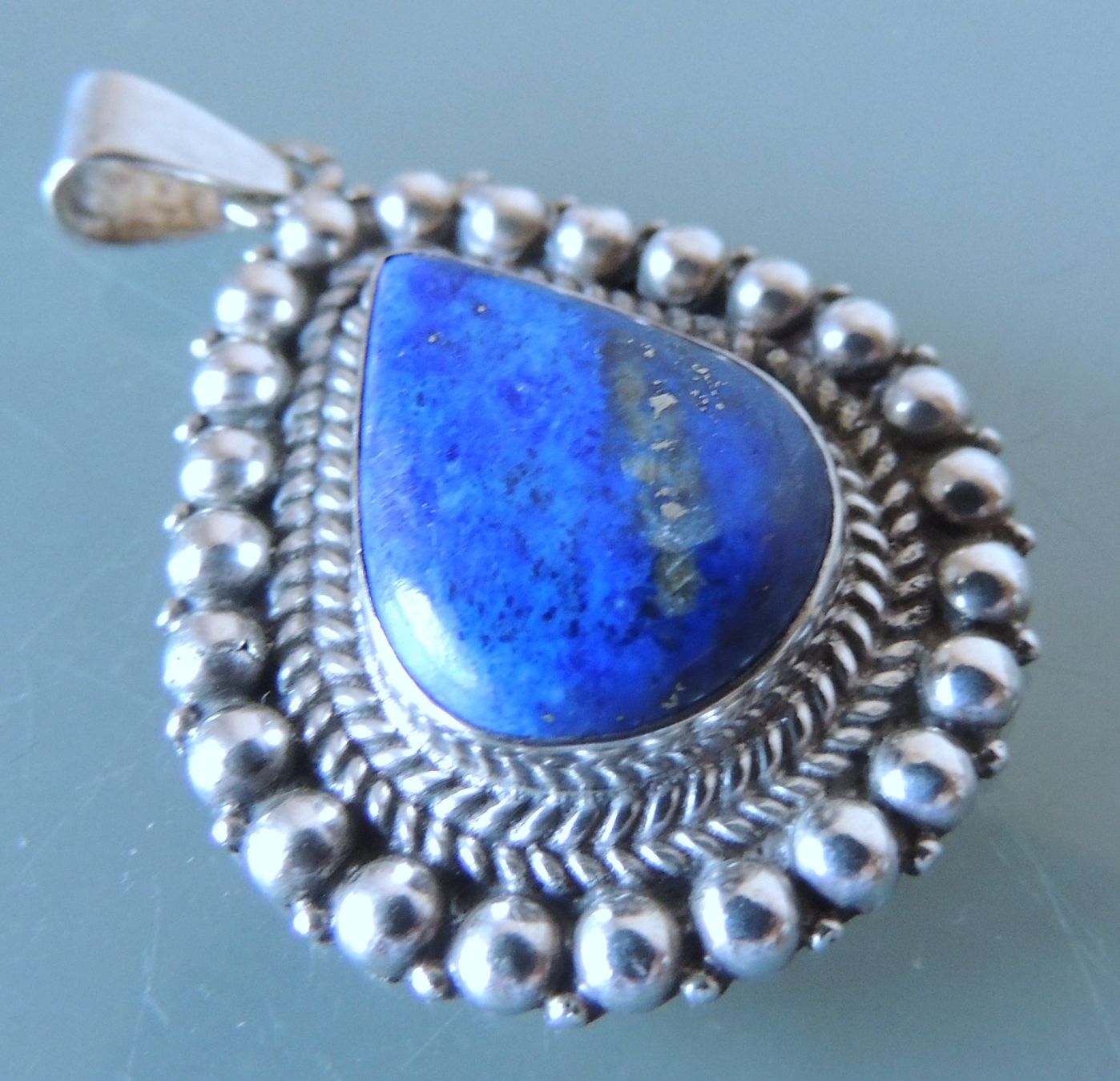 Ciondoli: Lapislazuli Silber 925 Anhänger – Usato da Waldenburg venduto da schaller707