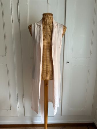 EVEN & ODD - Longweste Jäckchen apricot XS