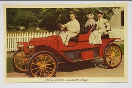 USA, Roter Stanley Steamer Dampfwagen in Greenfield Village