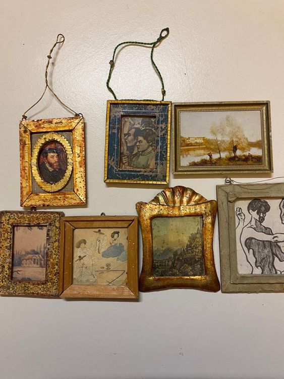 6 Miniatur Bilderrahmen Aus Holz – 1:12 Maßstab, Für Puppenhäuser & DIY