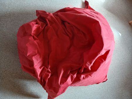Roter Lounge 7 Sitzsack