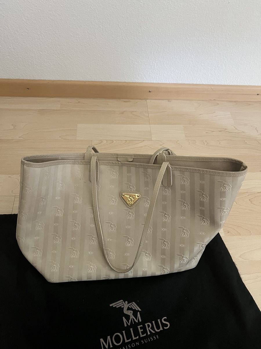 Maison Mollerus Taschen für Damen: Maison Mollerus Shopper Bern im Beige/gold – Gebraucht aus Dietikon von Seviii80