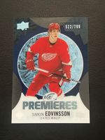 Simon Edvinsson 2023 Ice Permieres 522/799 Detroit Red Wings