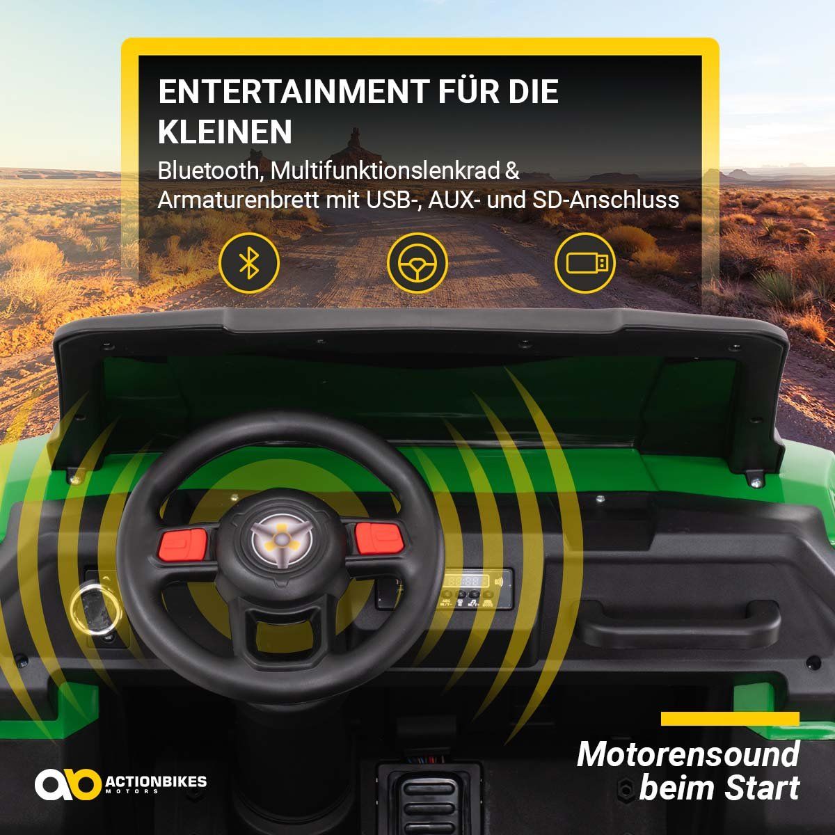 Veicoli per bambini: UTV-Kinder-Elektroauto A730 mit 6x4 Vierradantrieb, 2-Sitzer – Nuovo e nell'imballaggio originale da Cham venduto da G-Money_swiss 3
