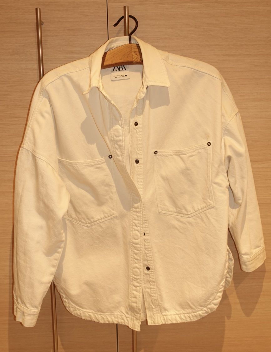 Zara Giacche: Zara Jean Jacket Beige – Nuovo (secondo la descrizione) da Galgenen venduto da Sotili 1