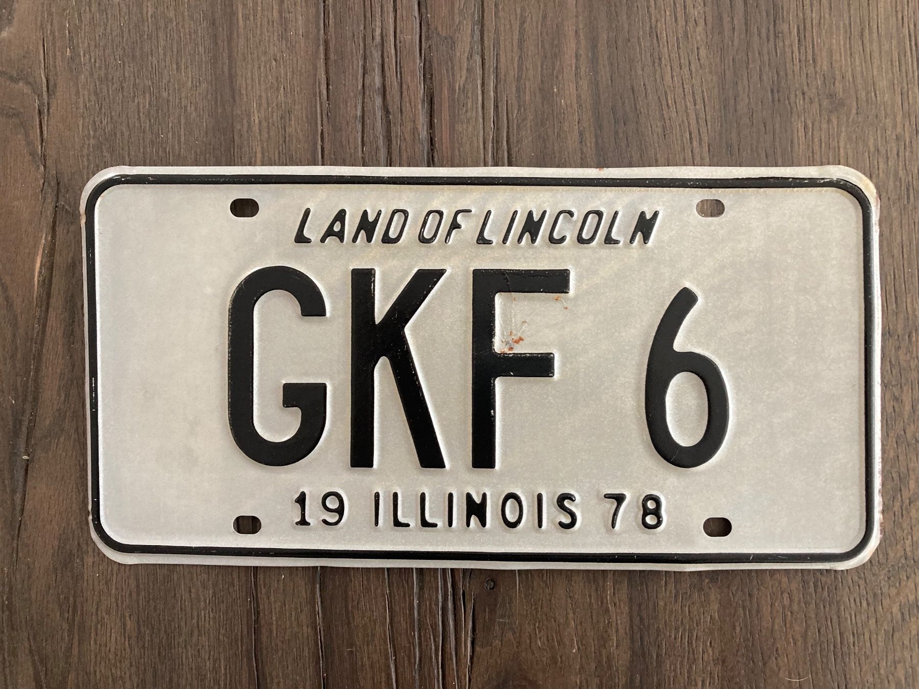 Schilder: Nummernschild „ Illinois „ – Gebraucht aus Oensingen von Heineken-Joe