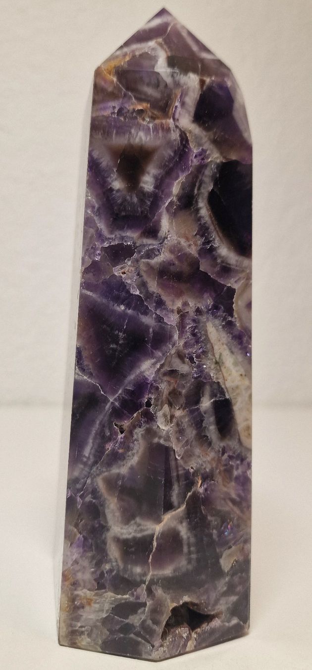 Minerali & Pietre curative: Chevron Amethyst Obelisk 17cm 835g – Nuovo (secondo la descrizione) da Matzingen venduto da Shay_Crystalz 1