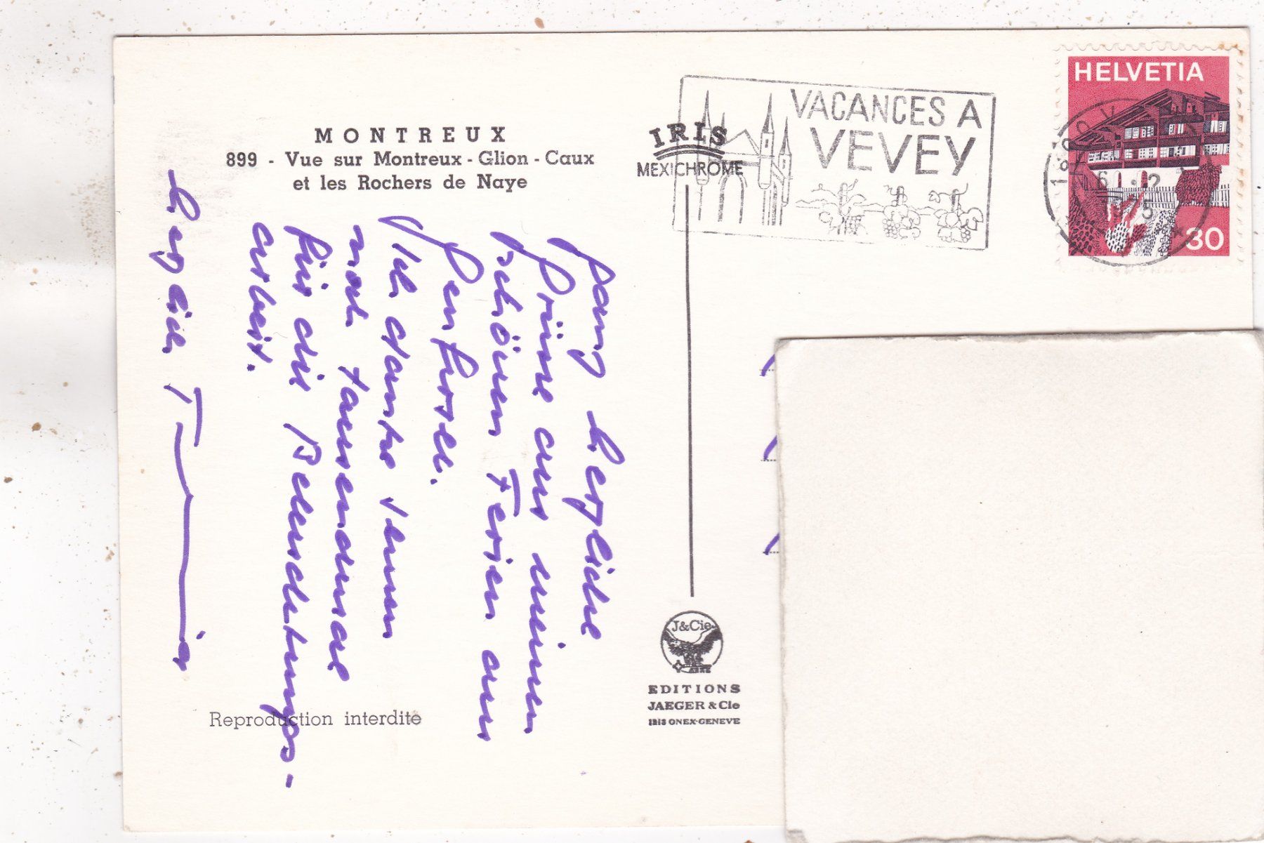 Cartes postales: Montreux 1975 – D'occasion à Herisau par Lisegrat2008 1
