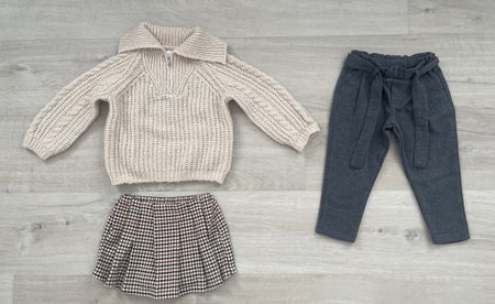 3-tlg. Outfit Mädchen Gr. 98 Zara & Okaïdi | Herbst/Winter