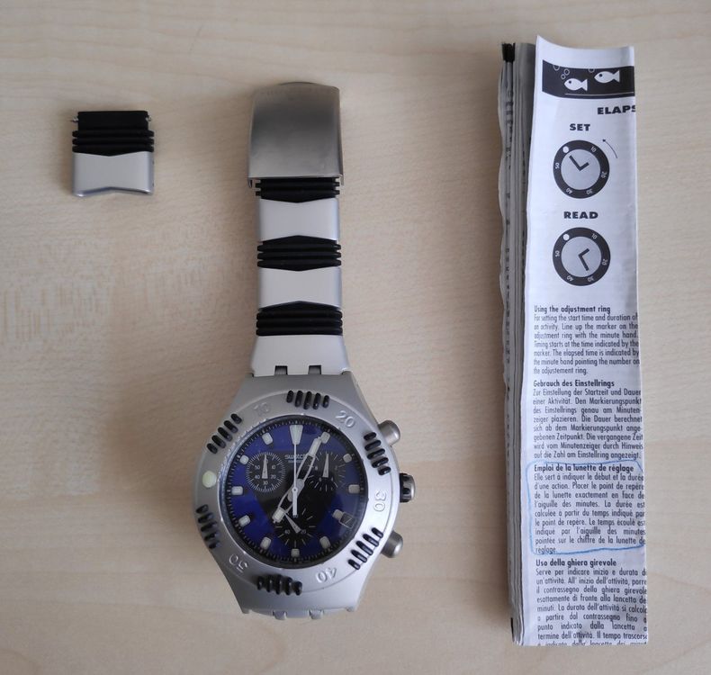 Swatch irony scuba 200 chrono hot sale