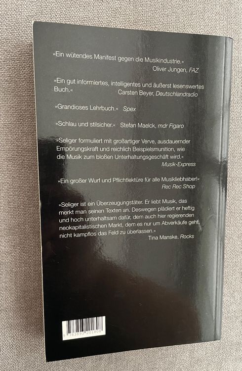 „Das Geschäft mit der Musik“ - Insiderbericht von B. Seliger (Gebraucht ...