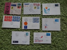 Kleines Lot Ballon-+Flugpost ab CHF 1.--
