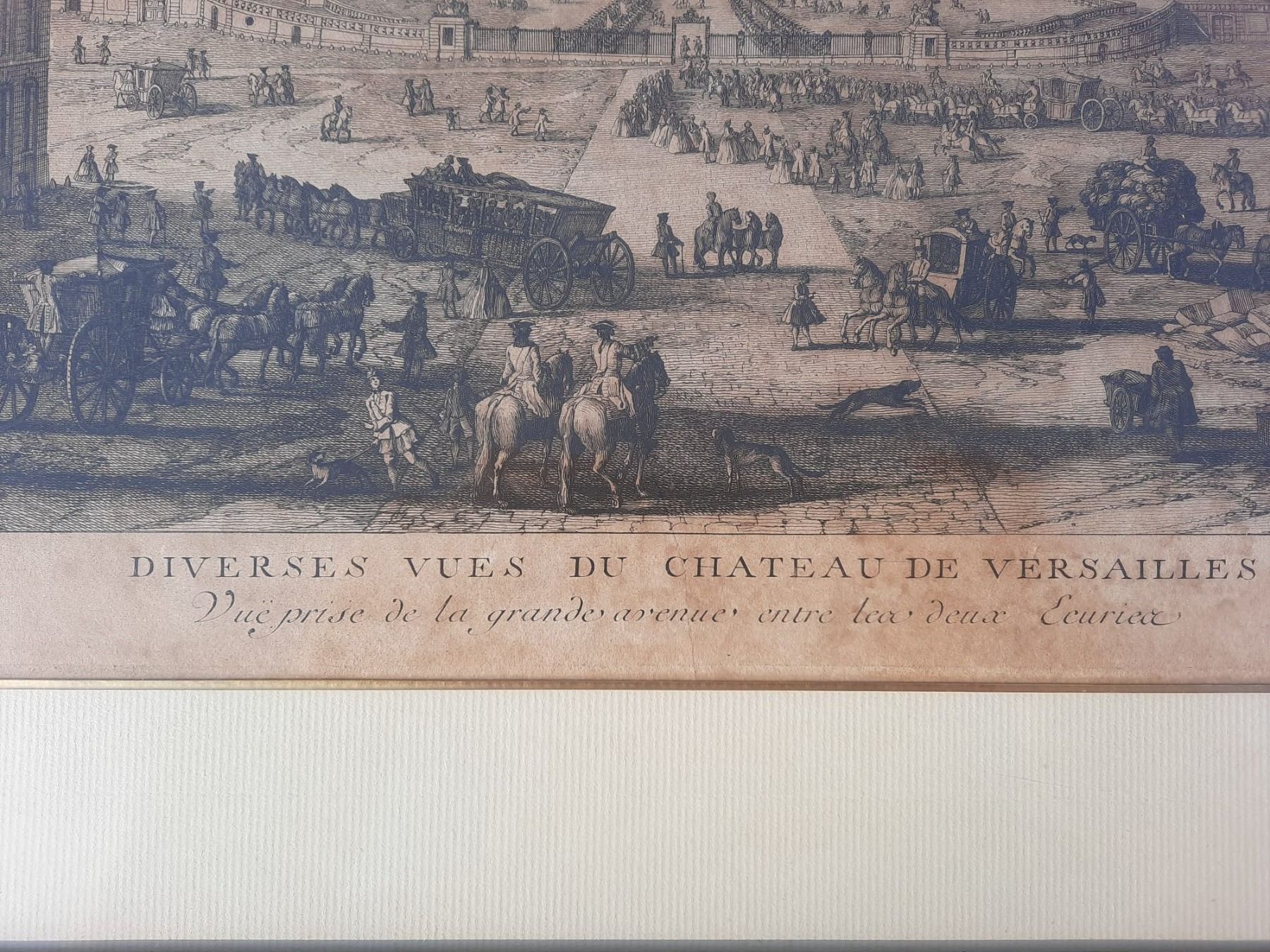 Incisioni: Ancienne gravure de Jacques Rigaud cadre bois doré – Usato da Chamoson venduto da Rbma 6