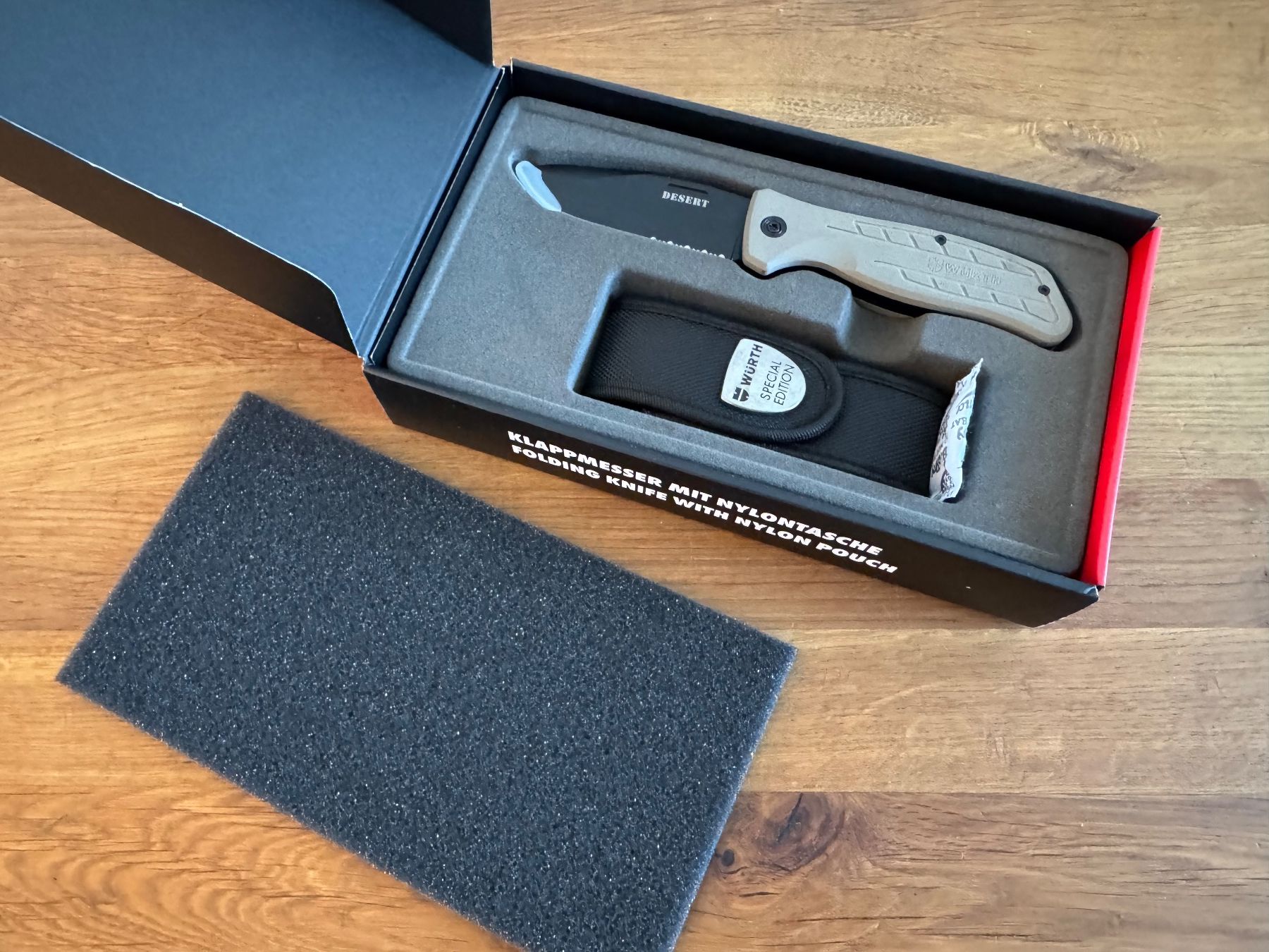 Würth Coltelli tascabile: Würth Klappmesser Special Edition Neu – Nuovo e nell'imballaggio originale da Frauenfeld venduto da guli11