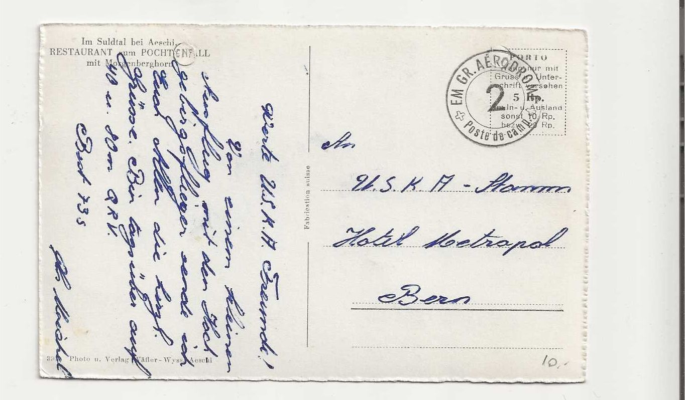 Cartes postales: Aeschi / Suld, , ca 1940-er Jahre – D'occasion à Spiez par Niesen20 1