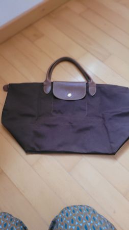 Longchamp sac pliage brun marron