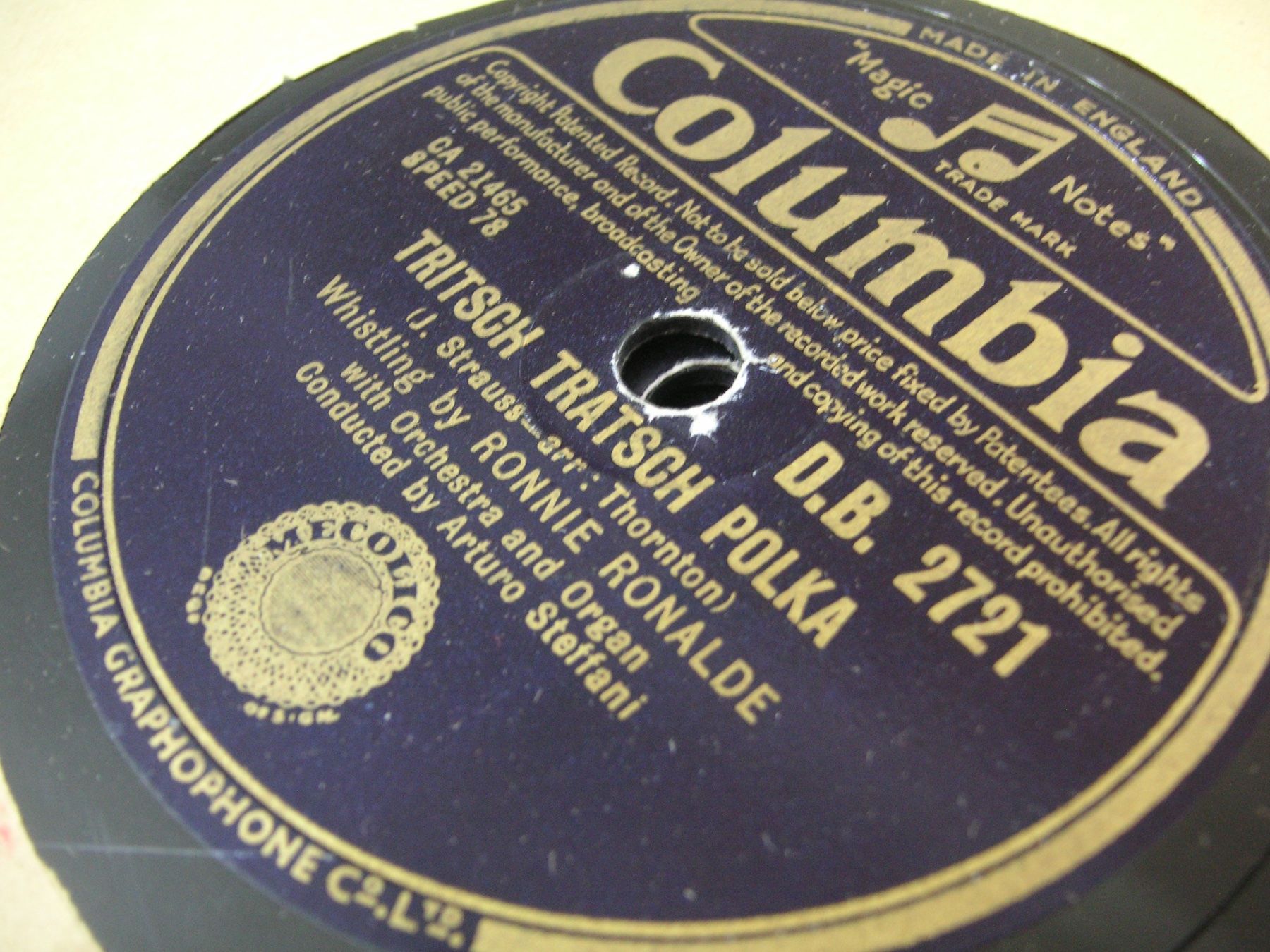 Schallplatten: DISQUES 78 TOURS – Gebraucht aus Lausanne von Leag 5