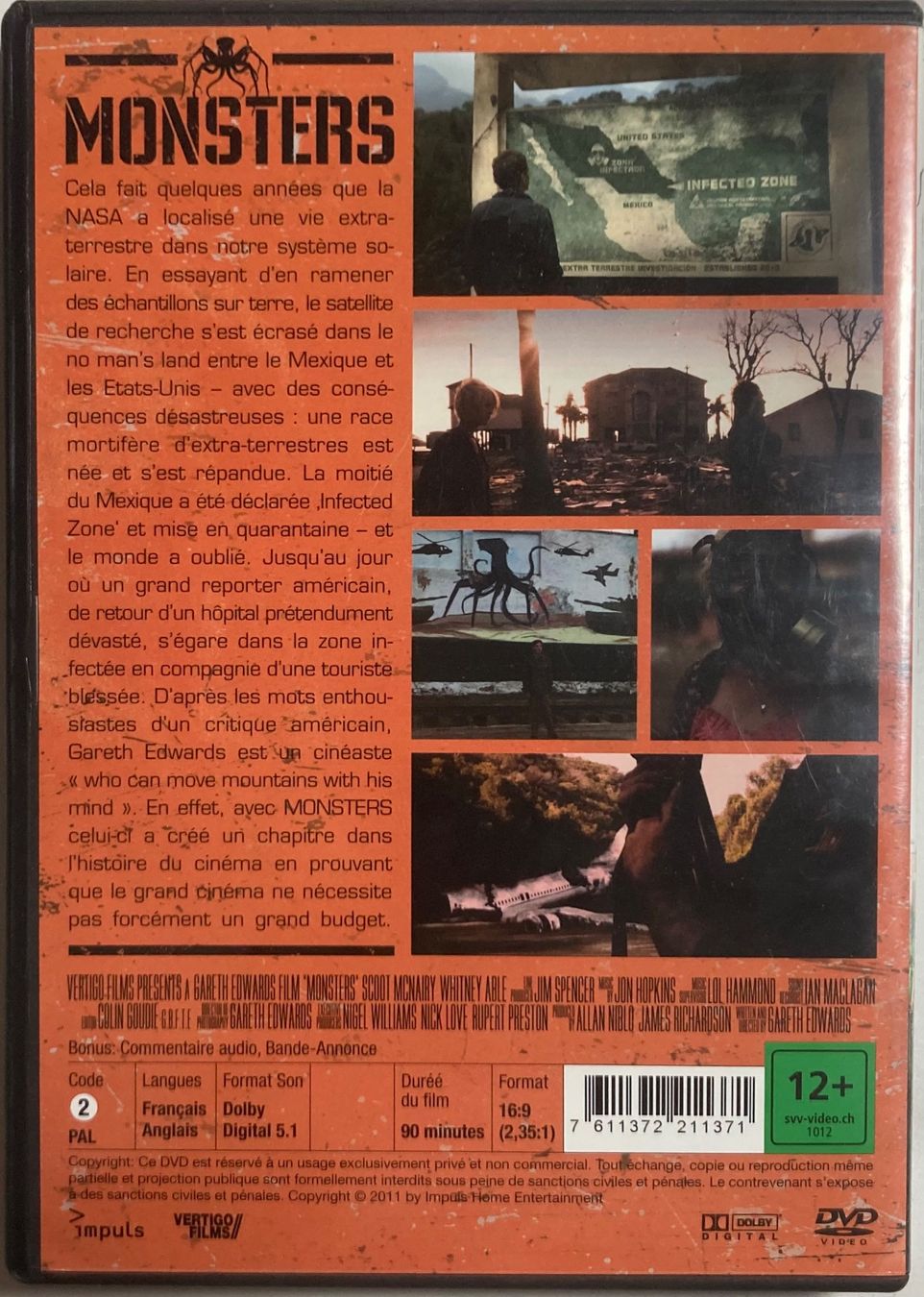 Tutti i DVDs: MONSTERS (DO NOT VENTURE BEYOND THIS POINT) – Usato da Poliez-Pittet venduto da Newtown-Records 1