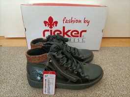 Schwarze Rieker Schuhe Gr. 37, NEU! 