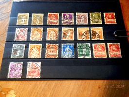 Lot mit 22 Vollstempel, Tellknabe, Tell-Brustbild etc. Luxus