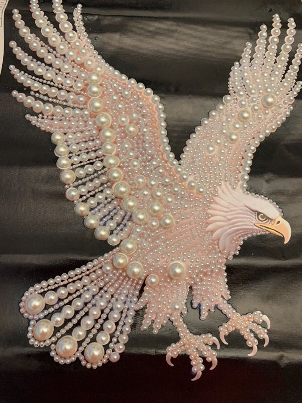 Foto & Immagini: Adler Bild mit Perlen  30x30 cm neu – Nuovo e nell'imballaggio originale da Niederwangen BE venduto da gerberso