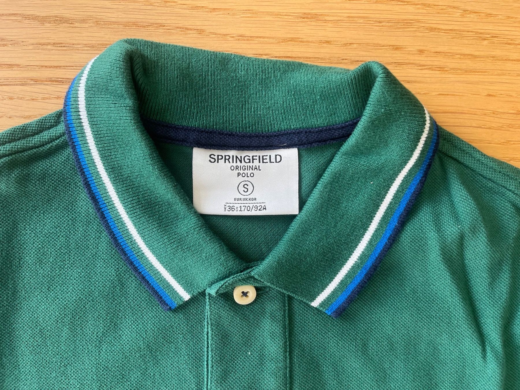 Polo-Shirts: Springfield Poloshirt, grün, Grösse S – Neu (gemäss Beschreibung) aus Netstal von spaltflo01 3