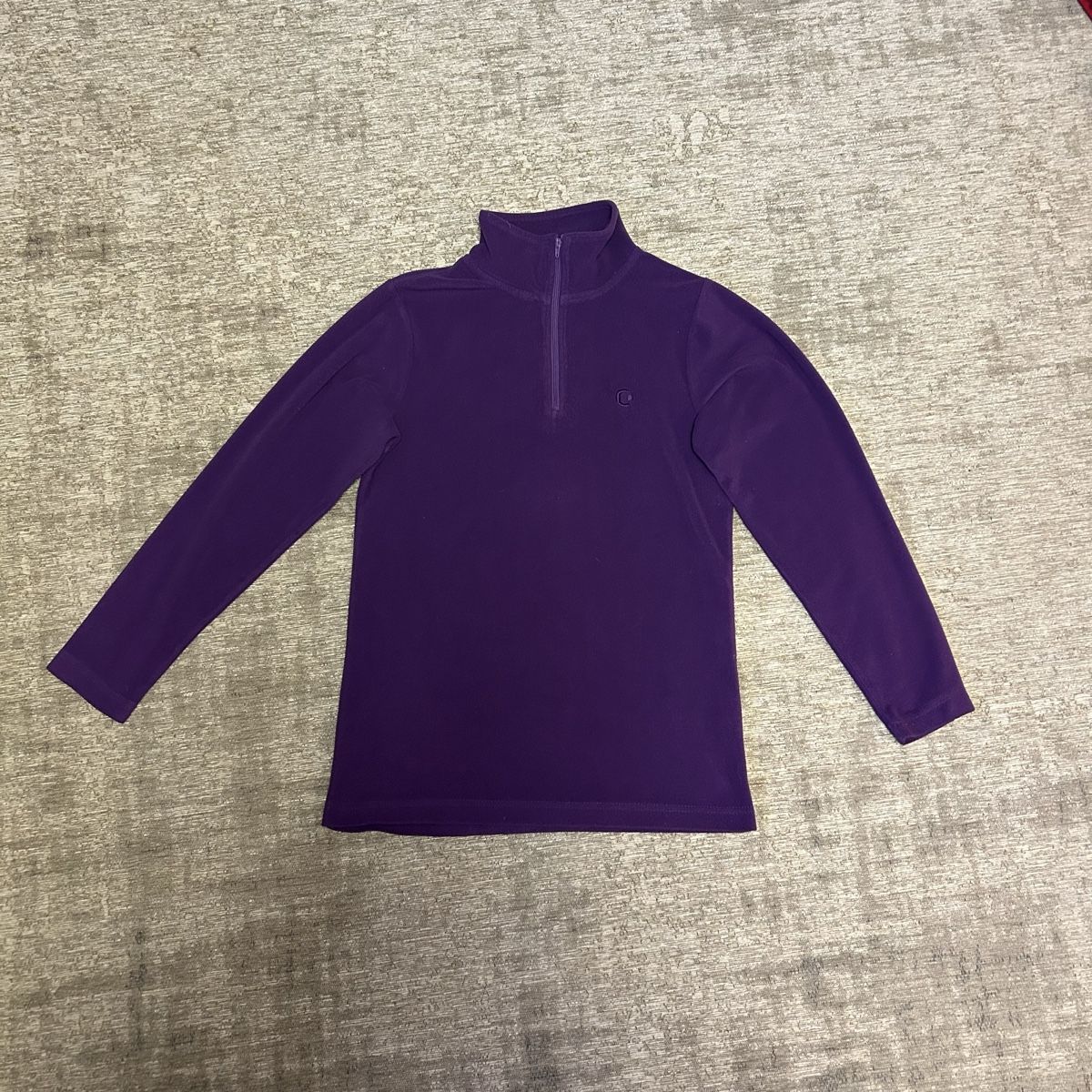 Pullover & Sweatshirts: Pull en polaire Celsius violet, taille 152 – Gebraucht aus St-George von elena27
