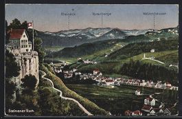 Thal, Steinener Tisch, Talblick auf Rhei