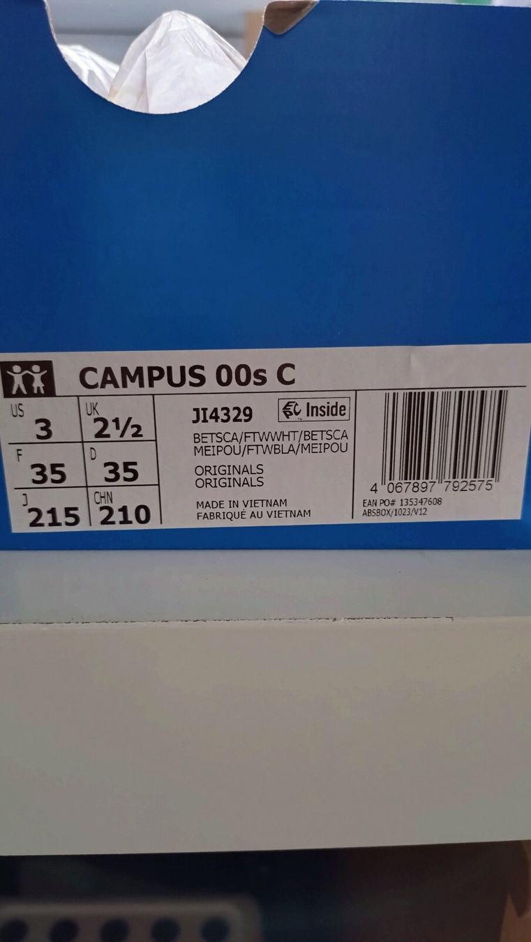 Adidas Herrenschuhe: Adidas Campus rot Grösse 35 – Neu und originalverpackt aus Gisikon von Mwi 3