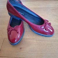 Paul Green Ballerinas rot Lackleder Grösse 38 guter Zustand