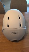Ski Helmet Wedze Piste 550 white visor size M used