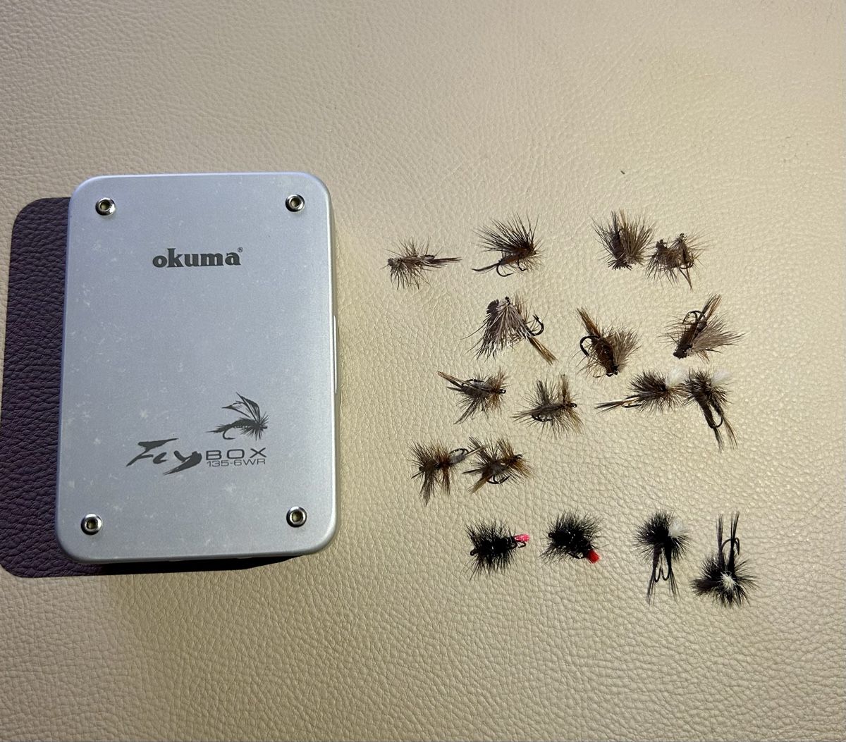 Esche: Fliegenbox Okuma mit 17 Fliegen – Nuovo (secondo la descrizione) da St.Gallen venduto da Willisg 1