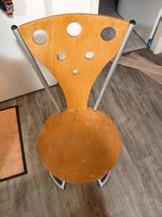 3 gut erhaltene sehr bequeme Holz Designstühle