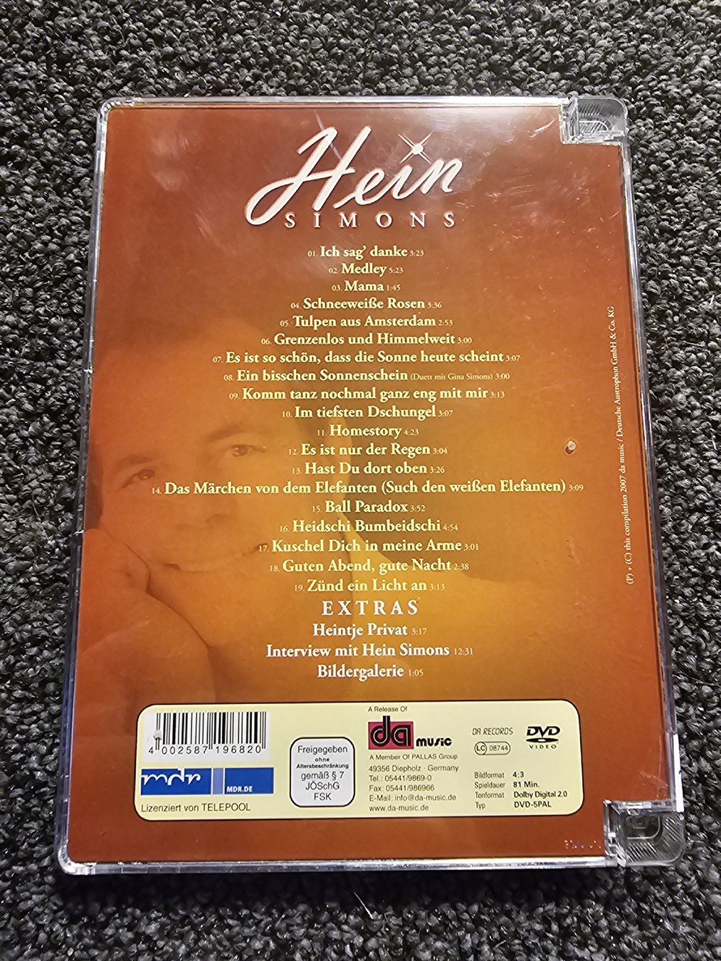 Tutti i DVDs: Hein Simons DVD (20284) – Usato da Ruswil venduto da jan_bxl5 1