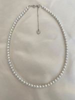 5mm Süsswasserperlen Kette echte