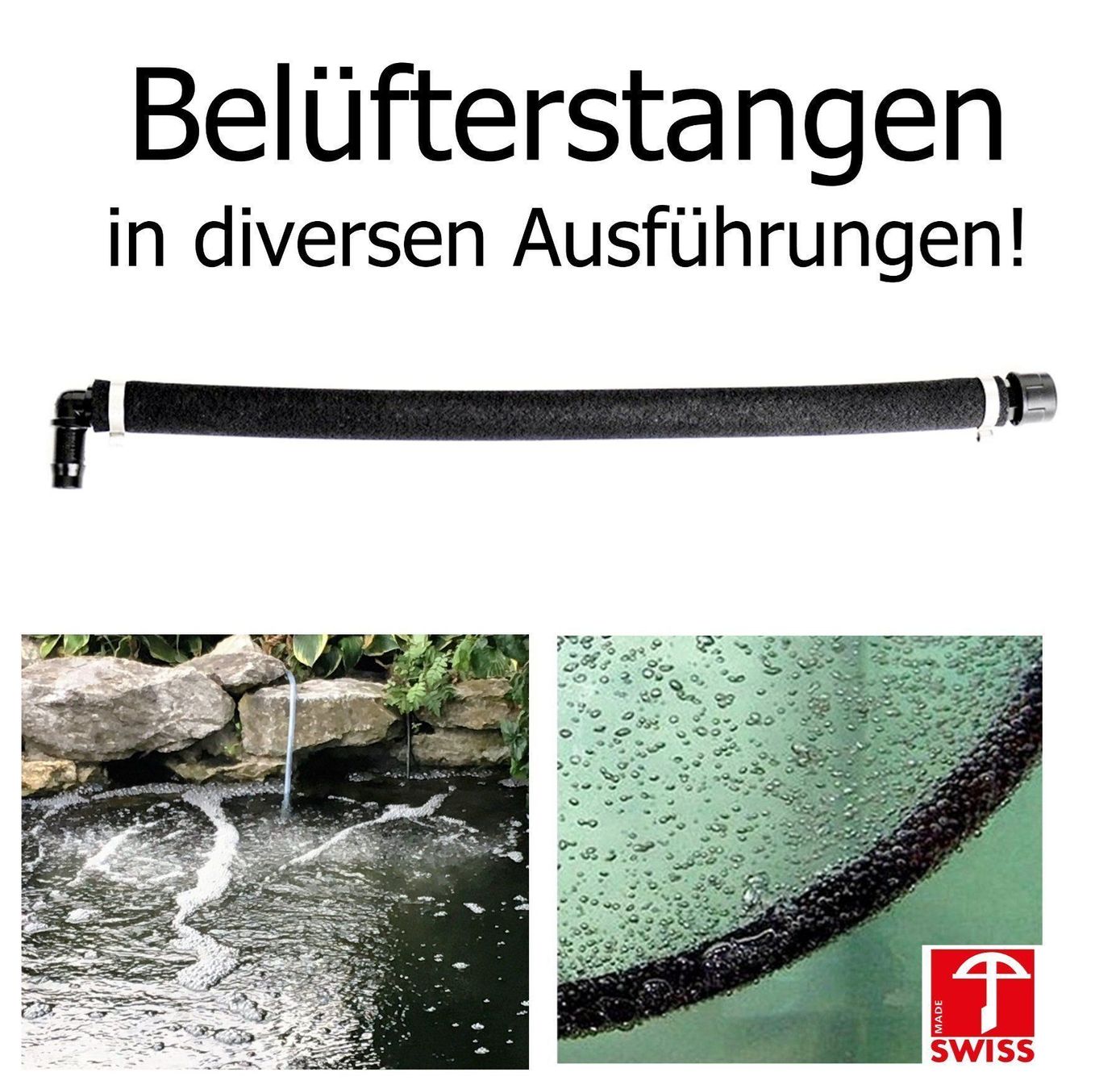 Stagni & Fontane ornamentali: Koi Teich japanisch Belüfterstange 200cm – Nuovo e nell'imballaggio originale da Hittnau venduto da Silvio50