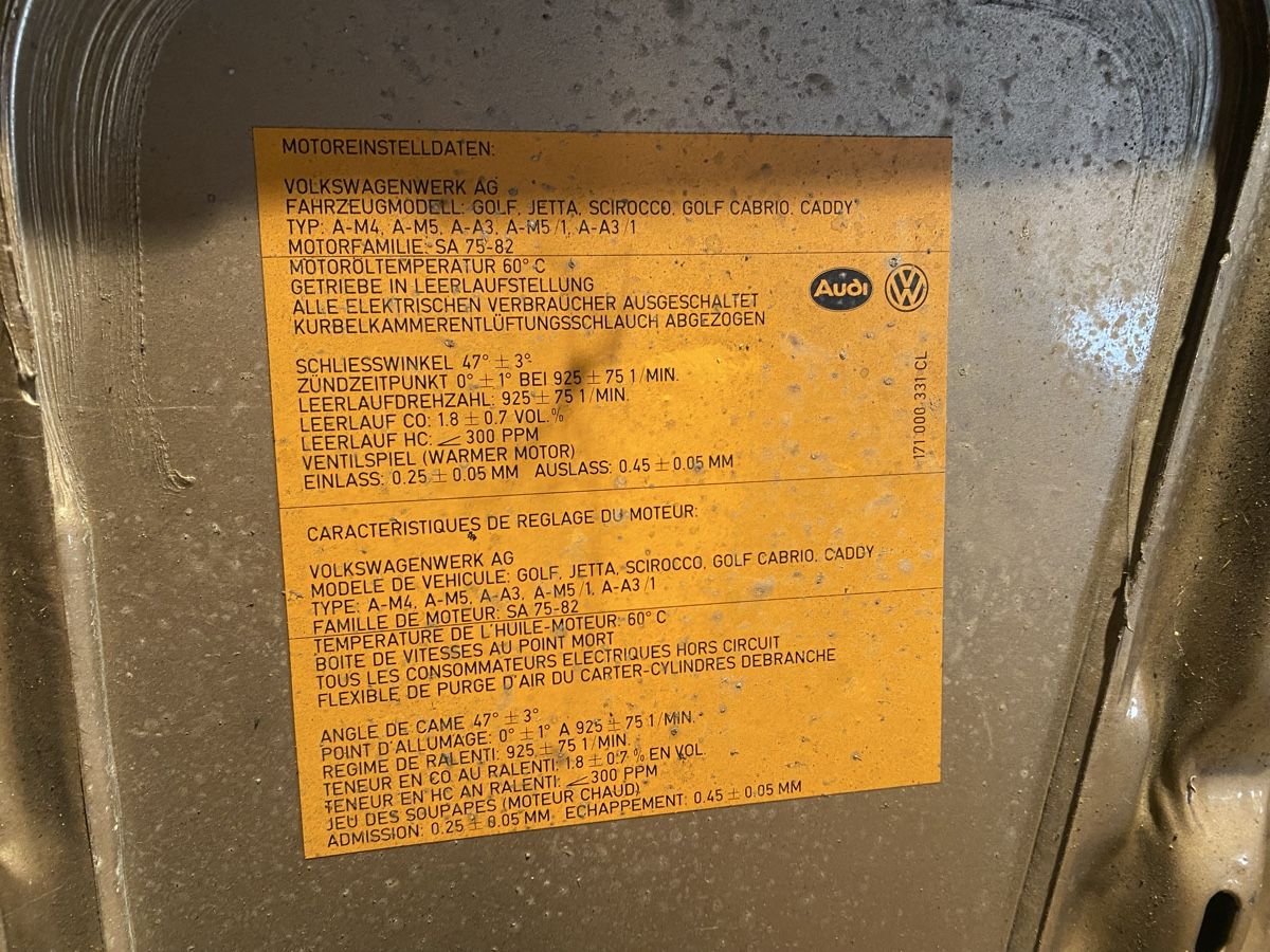 VW Tutti pezzi di ricambio auto: VW Golf 1 Motorhaube  – Usato da Unteriberg venduto da gia_fbf9 2