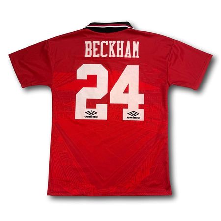 Manchester United - 1994-95 - Heim - L - Umbro - Beckham