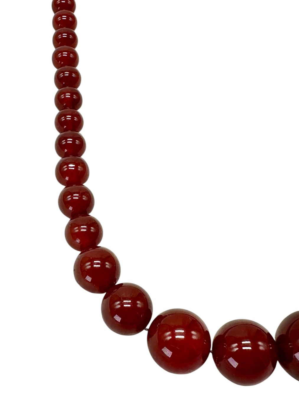 Ketten: Collier vintage en cornaline véritable, superbe éclat. 56 cm – Gebraucht aus Morges von DidisLuxeFinds 3