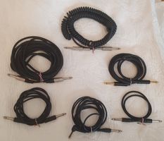 6x Instrumentenkabel Klinke 6.3mm