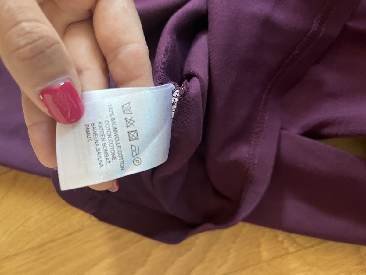 Pulls & Sweat-shirts: Rollkragenpullover dunkelviolett Baumwolle  – D'occasion à Stadel par Comporta 2