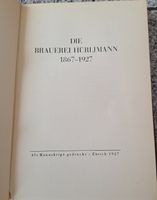 Buch Die Brauerei Hurlimann 1867-1927 