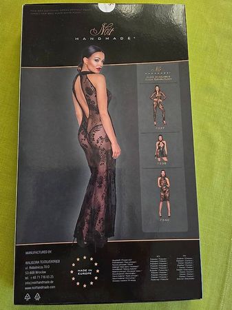 3 Stk. Noir Handmade F222/F165/F239 Overall Einteiler, Gr. S