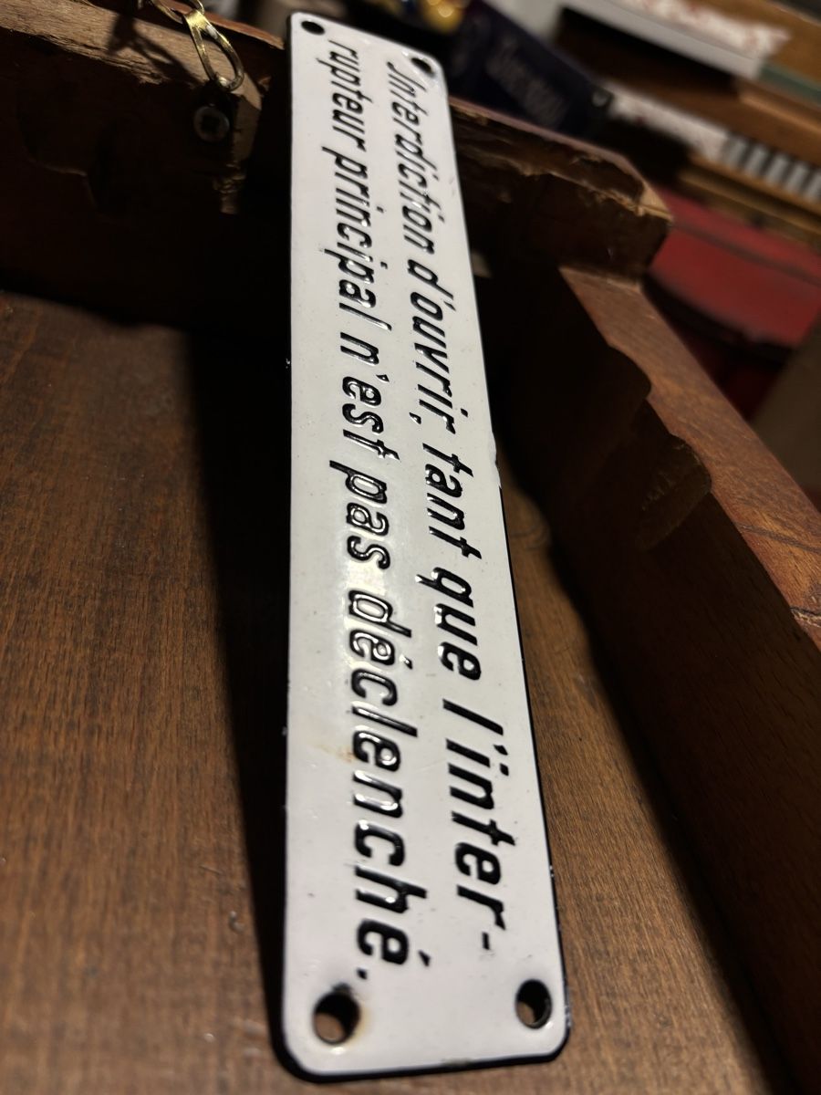 SBB/CFF/FFS Insegne: Emailschild, Hinweisschild, Interdiction, SBB – Usato da Staufen venduto da timelessvintage 1